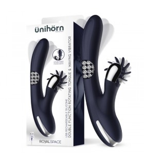 Royalspace Vibrador con Lenguas Estimuladoras y Bolas Intern