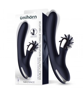VIBRADOR NO.ONE DOUBLE ESTIMULACION ACTION AZUL