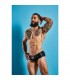 C4M10 Boxers Tipo Shorts Leatherette Negro