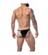 C4M11 Calzoncillo Estilo Brazilian Leatherette Negro