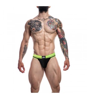 C4M15 Suspensorio Estilo Rugby Neon Lime