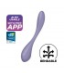 G-Spot Flex 5+ Multi Vibrador con Satisfyer Connect APP Lila