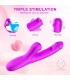 Fiter Vibrador con Succión y Lengua Flip-Flap 3 Motores Púrp