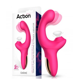 Garme Vibrador con Succión y Movimiento Finger