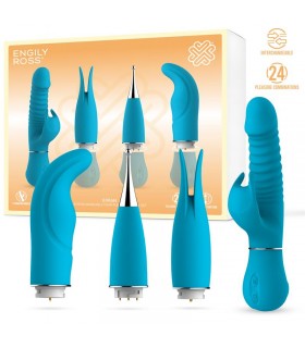 Eivian Set 4 Piezas Intercambiables Vibración y Thrusting