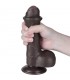 Dildo Dual Layer Piel Retractil 7