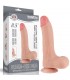 Dildo Dual Layer Piel Deslizante 8.5 Natur