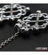 Pinzas de Metal para Pezones con Cadena y Cascabeles