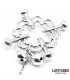 Pinzas de Metal para Pezones con Cadena y Cascabeles