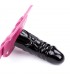 Mordaza de Dildo Ajustable 46-58 cm - Dildo: 10 cm