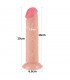 Dildo Dual Layer Piel Deslizante 8