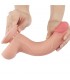 Dildo Dual Density Piel Deslizante 8.5 Natural