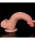Dildo Dual Density Piel Deslizante 8.5 Natural