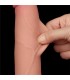 Dildo Dual Density Piel Deslizante 8.5 Natural