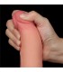 Dildo Dual Density Piel Deslizante 8.5 Natural