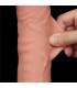 Dildo Dual Density Piel Deslizante 9.5