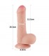 Dildo Dual Layer Piel Deslizante 7
