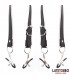Correas de Bondage para Piernas con Pinzas para Clítoris
