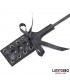 Multi Feathers Tickler and Lace Ribbon Paddle Comb