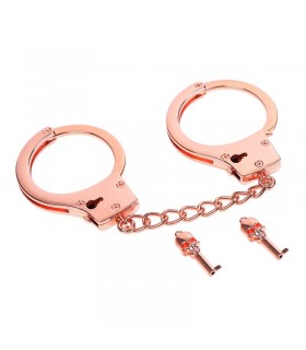 Esposas Oro Rosa con Llaves de Calavera