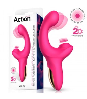 Volse Vibrador Triple Función con Finger y Pulsación Tapping