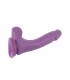 Dildo Dual Density Púrpura 8
