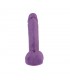 Dildo Dual Density Purpura 7.6