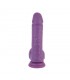 Dildo Dual Density Purpura 7.6