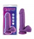 Dildo Dual Density Purpura 7.6