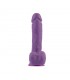 Dildo Dual Density Purple 8.2