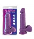 Dildo Dual Density Purple 8.2