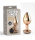 Plug Anal Dorado Evil Rose Anal Talla S