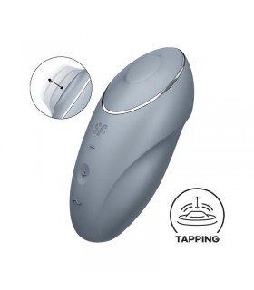 Tap and Climax 1 Vibrador y Tapping Gris