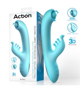 Murly Soft Massaging Ball con Vibración Doble - 3 Motores