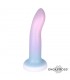 Dildo Silicona Líquida Color Degrado con Ventosa 13.6 cm