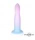 Dildo Silicona Líquida Color Degrado con Ventosa 13.6 cm