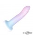 Dildo Silicona Líquida Color Degrado con Ventosa 13.6 cm