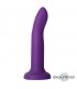 Dildo que Cambia de Color Púpura a Rosa Talla L Silicona Líq