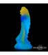 Dildo Dragón Brilla en la Oscuridad Silicona Líquida 18 cm