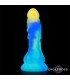 Dildo Dragón Brilla en la Oscuridad Silicona Líquida 18 cm