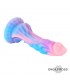 Dildo Dragón Brilla en la Oscuridad Silicona Líquida 18 cm