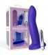 Dildo que Cambia de Color Azul a Púrpura con Vibración Talla