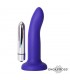 Dildo que Cambia de Color Azul a Púrpura con Vibración Talla