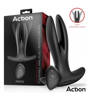 Pinsy Plug Anal Expandible con Control Remoto