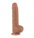 Dildo Sliding Skin 9.5 Marrón