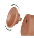 Dildo Sliding Skin 9.5 Marrón