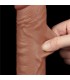 Dildo Sliding Skin 9.5 Marrón