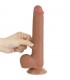 Dildo Sliding Skin 9 Marrón