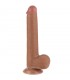 Dildo Sliding Skin 9 Marrón