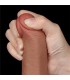 Dildo Sliding Skin 9 Marrón